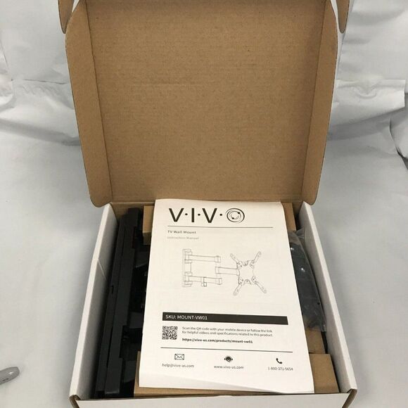 VIVO Full Motion 20kg/44lbs Capacity Compatible 13in-42in TV Wall Mount NS144 - Picture 5 of 10